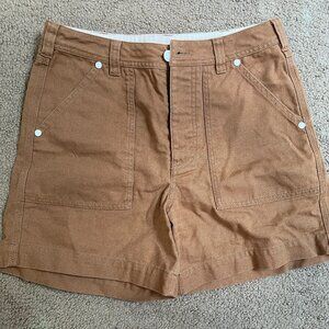 Topo Designs Tan Cotton Shorts | Everyday or Hiking | Size 6